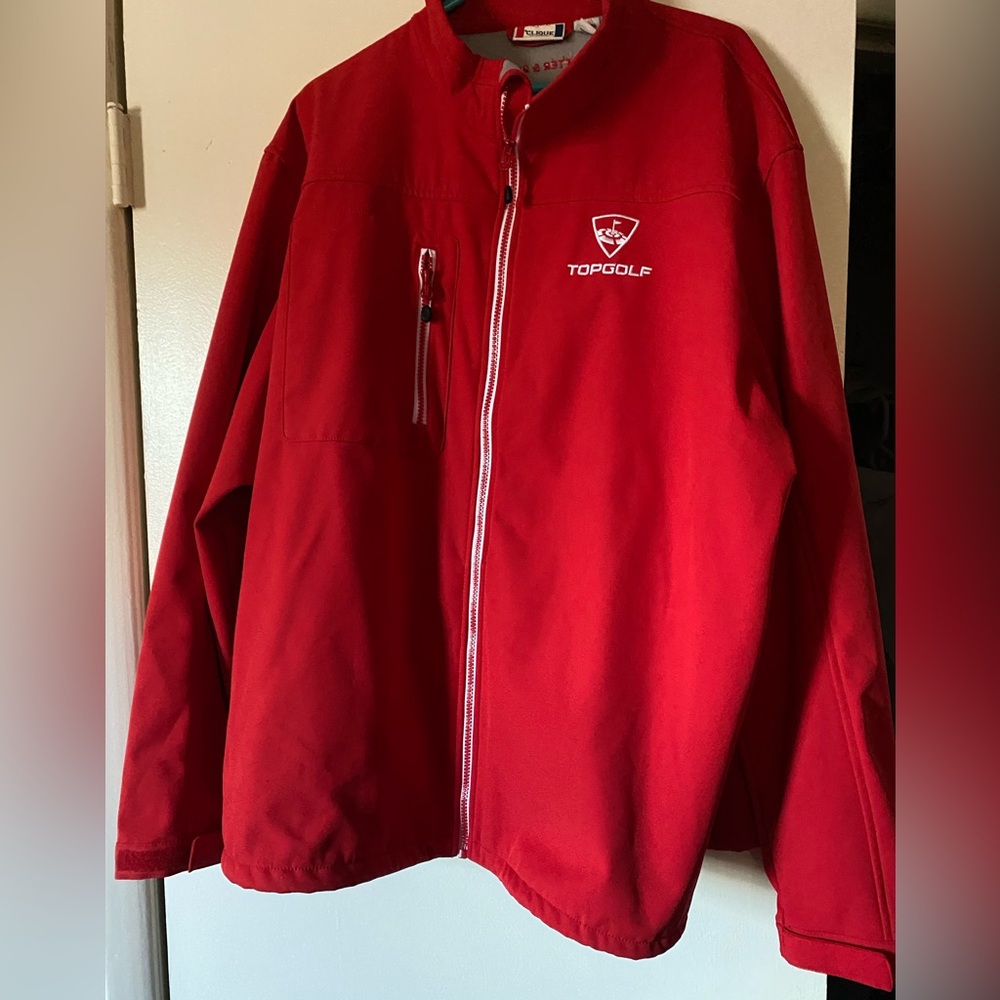 Men’s XXL tall, full zip winter jacket , Cutter & Buck, TopGolf
